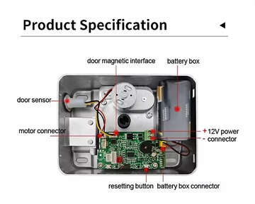 Glomarket Tuya Waterproof Digital TTLock Remote Unlock Double-sided Fingerprint Smart Lock Electronic Lock