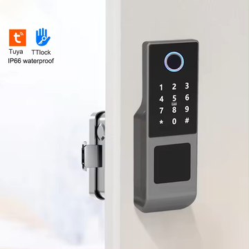 Glomarket Tuya Waterproof Digital TTLock Remote Unlock Double-sided Fingerprint Smart Lock Electronic Lock