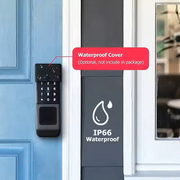 Glomarket Tuya Waterproof Digital TTLock Remote Unlock Double-sided Fingerprint Smart Lock Electronic Lock