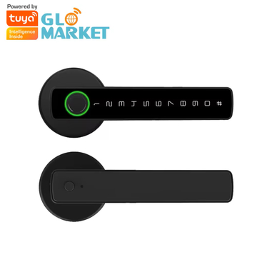 Glomarket Tuya Ble Smart Lock Security Electronic Keyless Smart Door Handle Lock Indoor Room Lock