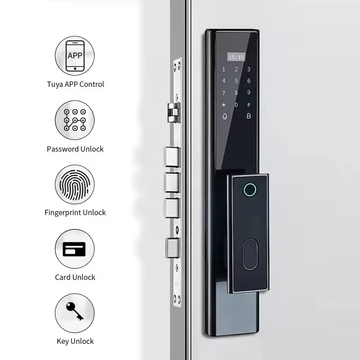 Glomarket Tuya Smart Fingerprint Digital Password Keyless Apartment Home Room Lock Safety Electronic Smart Lock