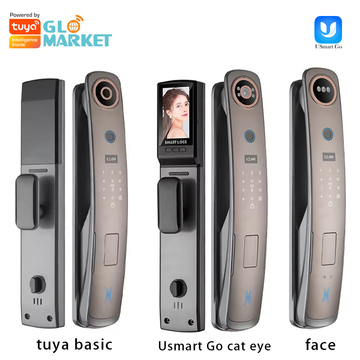 Glomarket Fully Automatic Fingerprint Lock Tuya Smart Lock Digital Biometric Door Lock With Doorbell