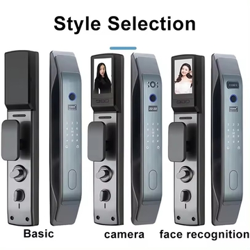 Glomarket Fully Automatic Camera Door Lock 3d Face Recognition Fingerprint Smart Digital Password Lock App Password Key Unlock