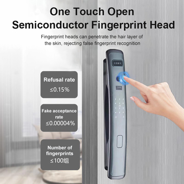 Glomarket Fingerprint Fully Automatic Smart Lock 3d Face Recognition Video Doorbell App Card Password Key Unlock Digital Lock