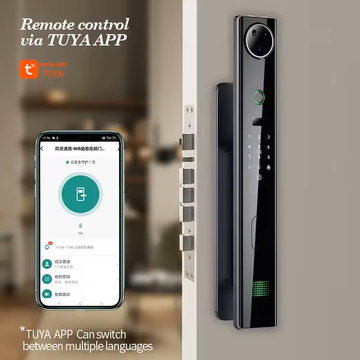 Digital Tuya Smart Face Recognition Smart Door Lock Security Biometric Fingerprint Fully Automatic Smart Lock