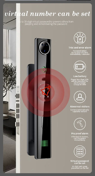 Digital Tuya Smart Face Recognition Smart Door Lock Security Biometric Fingerprint Fully Automatic Smart Lock