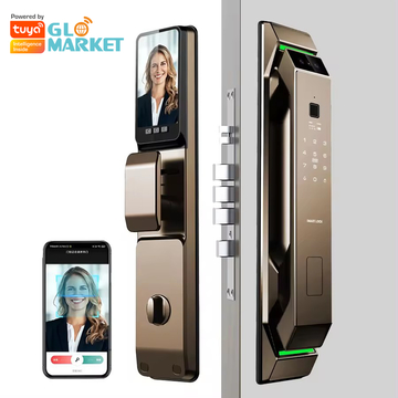 3d Face Recognition Smart Door Lock With Camera Fingerprint Security Fully Automatic Tuya Wifi Digital Smart Lock