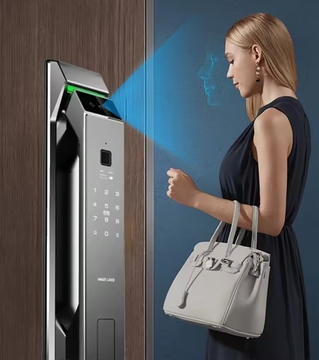 3d Face Recognition Smart Door Lock With Camera Fingerprint Security Fully Automatic Tuya Wifi Digital Smart Lock