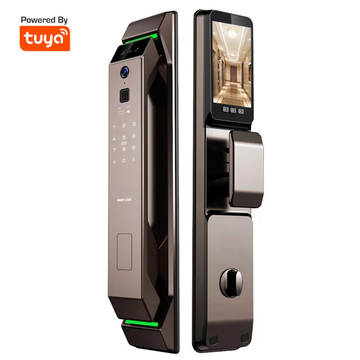 3d Face Recognition Smart Door Lock With Camera Fingerprint Security Fully Automatic Tuya Wifi Digital Smart Lock