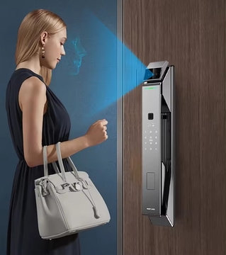 Tuya Security Fully Automatic Smart Lock 3d Face Recognition Biometric Lock Home Fingerprint Password Lock