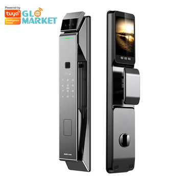 Tuya Security Fully Automatic Smart Lock 3d Face Recognition Biometric Lock Home Fingerprint Password Lock