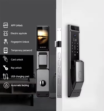 Tuya Smart Digital Biometric Lock Fully Automatic Digital Password Smart Lock Home Security Fingerprint Lock