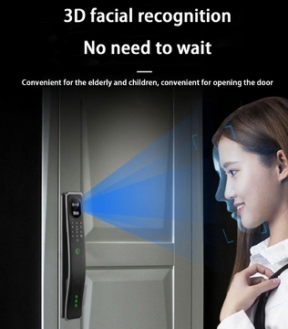 Glomarket Tuya Smart Door Lock With Camera Manufacturers Prices Security Biometric Fingerprint Fully Automatic Smart Lock