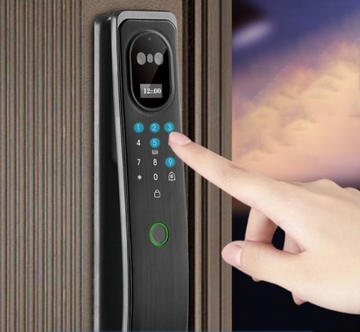 Glomarket Tuya Smart Door Lock With Camera Manufacturers Prices Security Biometric Fingerprint Fully Automatic Smart Lock