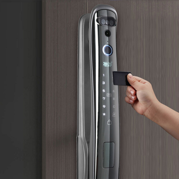 Wifi Digital Biometric Fingerprint Security Face Recognition Fully Automatic Smart Lock With Camera For Front Door