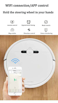 Glomarket Tuya Smart Robot Vacuum Cleaner Wifi with Water Tank App Control Floor Sweeping Cleaning Robot