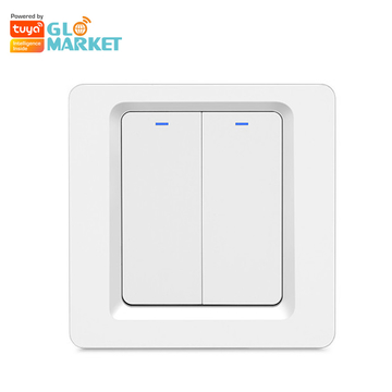 Glomarket 1 2 3 Gang Tuya Wifi Smart Button Light Switch