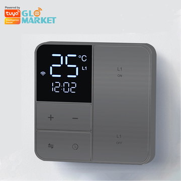 Glomarket Tuya Wifi Smart Wall Switch With Temperature Display Sreen