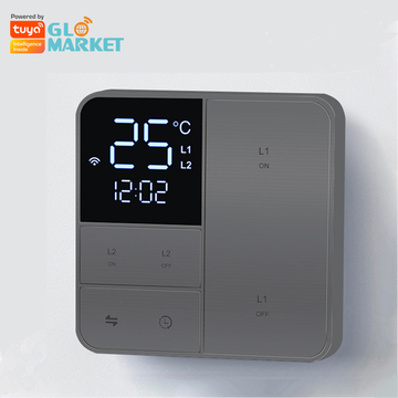 Glomarket Tuya Wifi Smart Wall Switch With Temperature Display Sreen