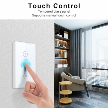 Glomarket Tuya Smart Curtain Switch US Standard