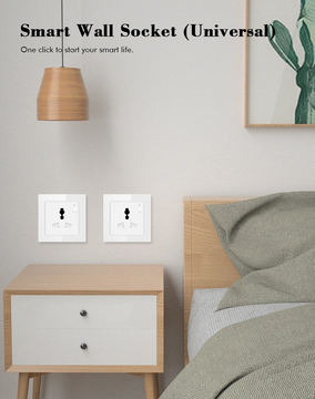 Glomarket Tuya Smart Wall Socket Wifi Universal