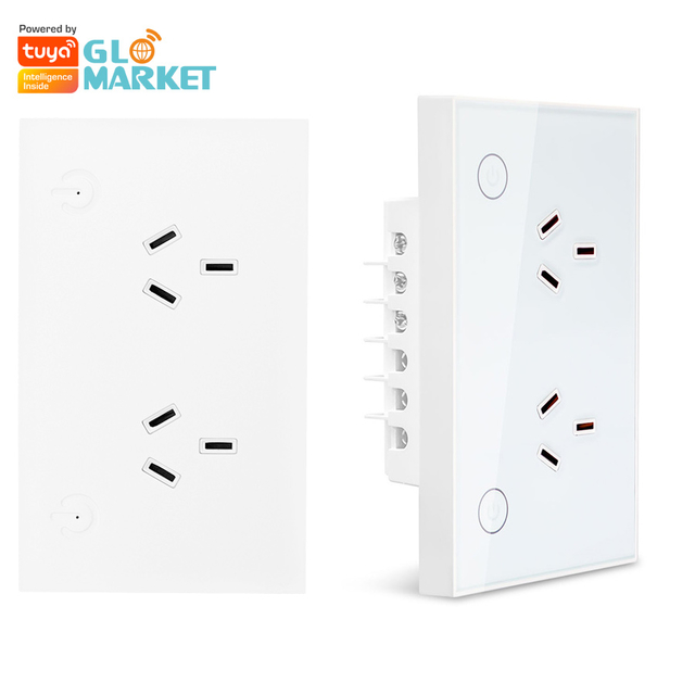 Glomarket Tuya Smart Wifi Touch Wall Socket AU/US standard Switch