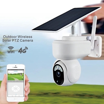 Glomarket Smart wifi solar power camera 2MP