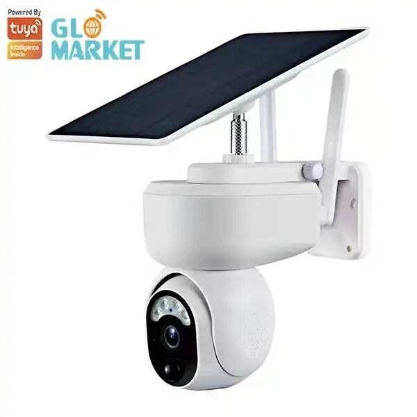 Glomarket Smart wifi solar power camera 2MP