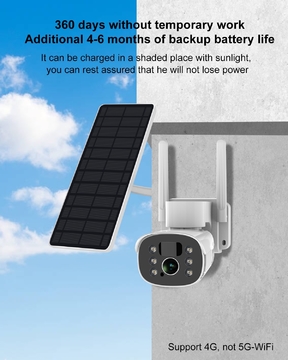 Glomarket Smart bullet solar camera