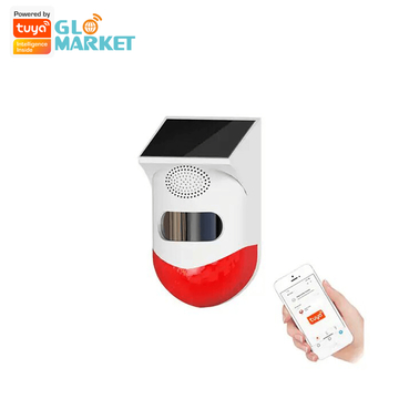 Wifi smart outdoor solar power PIR motion sensor